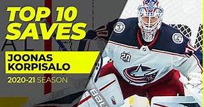 Top 10 Joonas Korpisalo Saves from the 2021 NHL Season