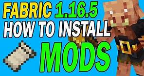 Minecraft 1.16.5 How To Install Fabric Mod Loader & Mods Tutorial