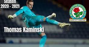 Thomas Kaminski | Blackburn Rovers 2020-2021 | Important saves in his debut season 🧤