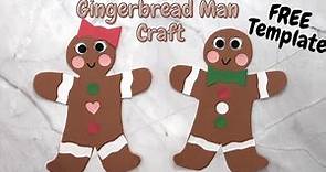 Gingerbread Man Craft (Free Template)