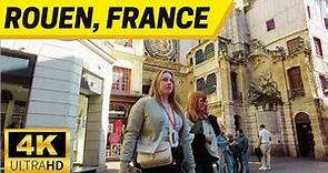 Rouen, France Virtual Walking Tour【4K, 60fps】- Cathédrale Notre-Dame de Rouen - جولة في روان فرنسا