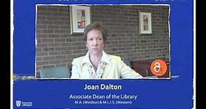 The History of Open Access at Windsor with Joan Dalton
