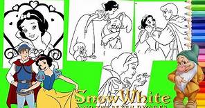 Disney Snow White & The Seven Dwarfs Coloring Pages for kids