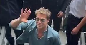 Brad Pitt and Guy Ritchie at Wimbledon Finals Trophy Ceremony