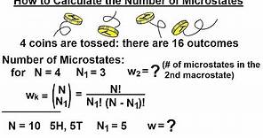 Physics 32.5 Statistical Thermodynamics (6 of 39) Calculate the Number of Microstates