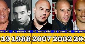 Vin Diesel - Transformation From 3 to 56 Years Old