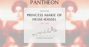 Princess Marie of Hesse-Kassel Biography - Grand Duchess of Mecklenburg-Strelitz from 1817 to 1860