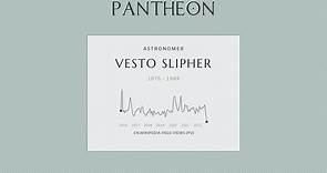 Vesto Slipher Biography - American astronomer (1875–1969)