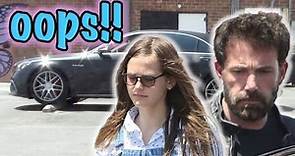 Ben Affleck's Driving Lesson To Daughter Violet Is Off To A Bumpy Start