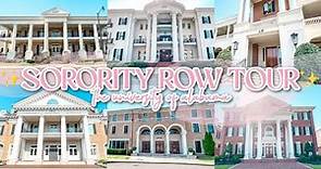 Sorority Row Tour at The University of Alabama! | ALL The Houses on The Row | Lauren Norris