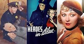 HEROES IN BLUE (1939) Dick Purcell, Bernadene Hayes, Frank Sheridan | Action, Adventure, Drama | B&W