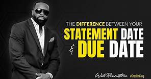 The Difference Between Your Statement Date and Due Date