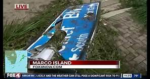 A look at some storm damage on Marco Island after Hurricane Irma