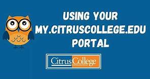 Using the Citrus College Student Portal