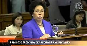 Miriam challenges Enrile to public debate