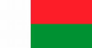 Evolución de la Bandera de Madagascar - Evolution of the Flag of Madagascar