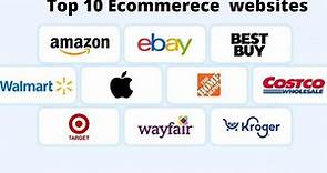 Top 10 Ecommerce Websites in USA Best Sites For Shopping Online