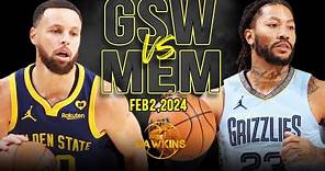 Golden State Warriors vs Memphis Grizzlies Full Game Highlights | February 2, 2024 | FreeDawkins