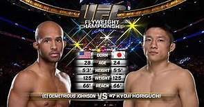Demetrious Johnson vs Kyoji Horiguchi Full Fight Full HD
