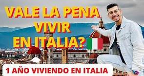 Como es VIVIR en ITALIA|Es buena OPCION ITALIA para VIVIR? |vale la pena EMIGRAR a ITALIA