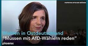 Grünen-Parteitag: Interview mit Katrin Göring-Eckardt am 25.11.23