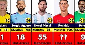 Most Hat-tricks Scorers in All Time Football History.