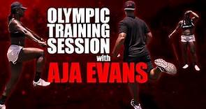 Olympic Training Session with Aja Evans