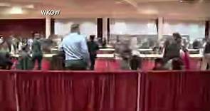 Live look inside of the Monona Terrace Convention Center where the ballot recount will take place for Dane County, Wisconsin.