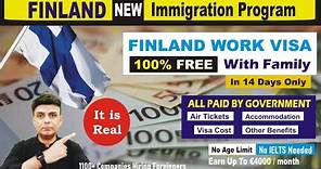 🇫🇮 Finland Work Visa via New Talent Boost Program | Schengen Visa | Finland Jobs for Indians & All🇫🇮