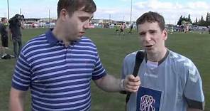 Gerard Kearns (SHAMELESS) Interview for iFILM LONDON / INDEE ROSE TRUST FOOTBALL EVENT 2011.