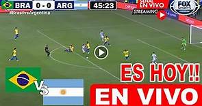 Brasil vs Argentina EN VIVO donde ver y a que hora juega Brasil v Argentina pronostico Eliminatorias