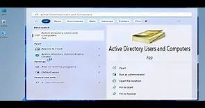 How To Install Active Directory Users And Computers On Windows 11 Management Console