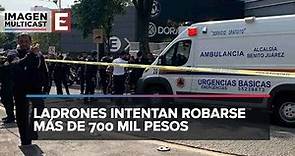 Intento de robo a cuentahabiente en plaza Metrópoli Patriotismo deja un muerto y dos heridos