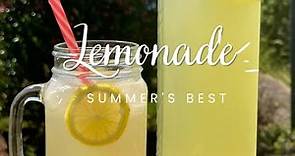 Two secret ingredients! Make the best lemonade for summer.