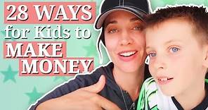Easy ways for Kids to Make Money - 28 WAYS on How to Make Money as a Kid at Home