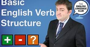 Basic English Verb Structure