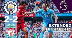 EXTENDED HIGHLIGHTS | Man City 2-2 Liverpool | Jesus, Kevin De Bruyne, Jota and Mane goals!