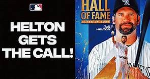 Rockies legend Todd Helton gets the call to the Hall! (Full Hall of Fame career highlights!)