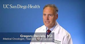 Meet Greg Daniels, MD: Medical Oncologist, Head and Neck Cancers