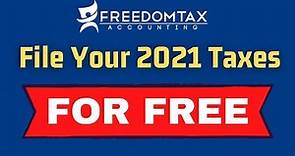 File Your 2021 Tax Return For FREE - IRS Free File Service