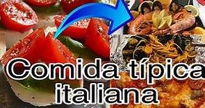 TOP 12 PLATOS TIPICOS DE ITALIA 🍕 Comida tradidional #platositalianos debes probar si visitas Italia