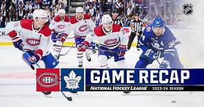 Canadiens @ Maple Leafs 10/11 | NHL Highlights 2023