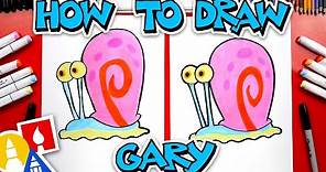 How To Draw Gary From SpongeBob SquarePants