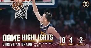Christian Braun DUNK OF THE YEAR? 🎥 | 12/14/23 Full Game Highlights