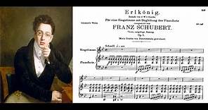 Franz Schubert - Erlkönig (Sheet music and lyrics)