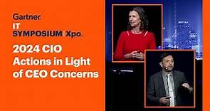 CEO Concerns 2024: Implications and Actions for CIOs l Gartner IT Symposium/Xpo