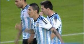 Argentina 2 Eslovenia 0 (Relato Sebastian Vignolo) Amistoso Internacional 2014 Los goles
