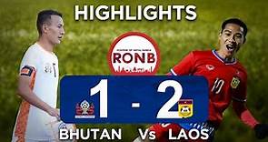 Bhutan vs Laos Highlights || Prime Minister's Three Nations Cup 2023