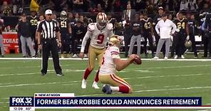 Former Bears star Robbie Gould retires after 18-year career
