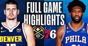 Philadelphia 76ers vs Denver Nuggets FULL Highlights HD | January 16 | 2023–24 NBA season